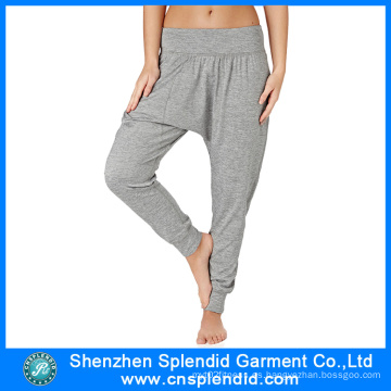 Fabricación de prendas de vestir Ropa deportiva Women Grey Thin Jogger Pant